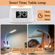 thumbnail image 3 of Lámpara de escritorio LED WILIT con soporte para bolígrafos, puerto de carga USB y reloj, 3 of 7