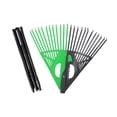 thumbnail image 4 of Colaxi Garden Leaf Rake Cleanup Pickup Removable Collect Garbage Picking up Leaves Leaf Picker for Grass Yard Work Outdoor Lawn Pond LeftGreen RightGray, 4 of 8