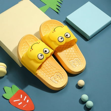

Floleo Clearance Toddler Baby Boys Girls Cartoon Animal Soft And Non-Slip Kids Summer Flip Flop