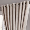 thumbnail image 4 of ZMLEVE Pair of 2 Ivory Color Privacy Room Dividers are 9 Feet (W) x 9 Feet (L) (108 x 108 Inches). Damask Embossed Room Separating Curtains Include 2 Free Tie-Backs. EVE 108\u201d x 108\u201d Ivory, 4 of 7