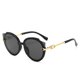 thumbnail image 2 of Gafas de sol personalizadas para mujer, redondas, de metal, estilo europeo y americano, transparentes, de moda, 2 of 5