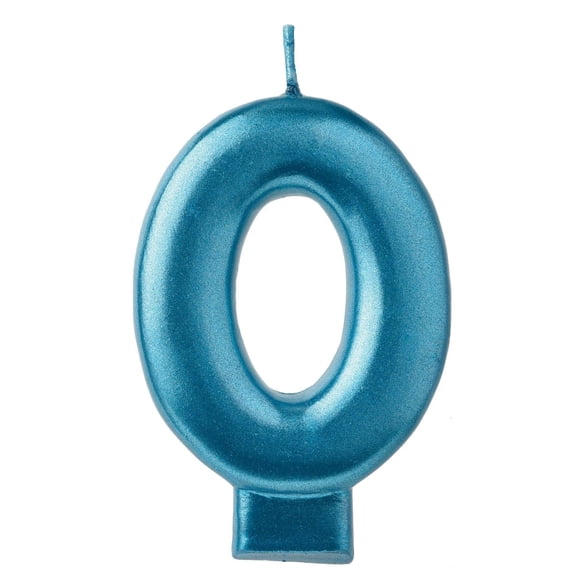 Metallic Blue"8" Candle | 1ct