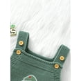 thumbnail image 4 of Infant Baby Boys Girls Overalls Sleeveless Embroidery Knit Rompers, 4 of 4