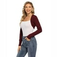 thumbnail image 2 of Women's Casual Knitted Open Front Sweater Long Sleeve Cardigan, 2 of 4