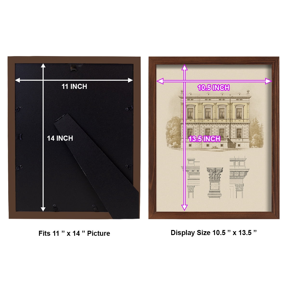 Estate & Plan IV -Framed Print w/glass-Chestnut