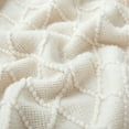 thumbnail image 3 of Peace Nest 50x60" Ultra Soft and Cozy Knit Down Alternative Throw Blanket, Ivory, 3 of 6