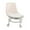 Brown, variant on FashionCha Low Rolling Stool and Backrest with Wheels Movable Mini Stool Swivel Chair Stool Brown