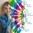 thumbnail image 3 of Blackout Kids Curtains,Rainbow Tie Dye Mandala Pattern Childrens Insulated Curtains Set Of 2,Bedroom Essentials,Toddler Room Decor 42"x54", 3 of 5
