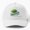 White, variant on Microgreens Baseball Hat, Fresh Produce Gardening Graphic Design, Classic Everyday Cap