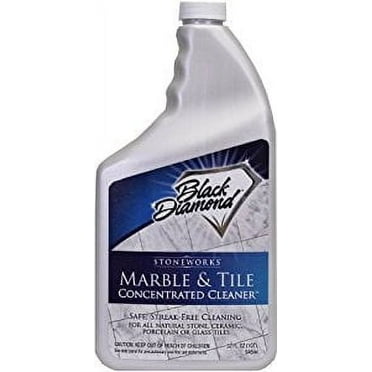 MARBLE & TILE FLOOR CLEANER. Great for Ceramic, Porcelain, Granite, Natural Stone, Vinyl and Brick. No-rinse Concentrate.(1-Quart)