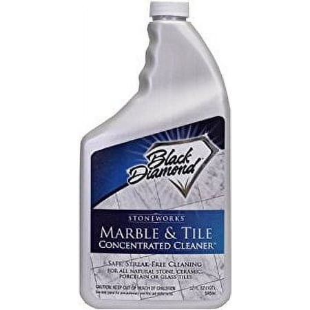 MARBLE & TILE FLOOR CLEANER. Great for Ceramic, Porcelain, Granite, Natural Stone, Vinyl and Brick. No-rinse Concentrate.(1-Quart)