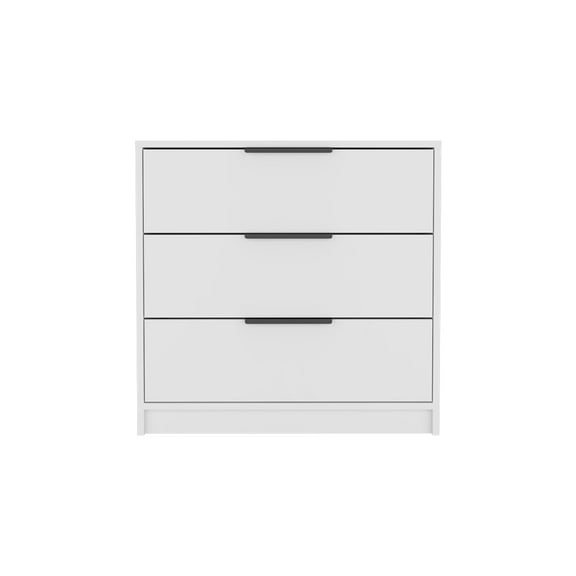 Newboti Furniture Kaia 3 Drawers Dresser, Superior Top -White 31776