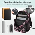 thumbnail image 7 of HUIACONG 4Pcs Cherry Blossom Axolotl Kids Backpack Set for Girls, Padded Strap Bookbag with Insulated Water Bottle, Water Bottle Cover and Lunch Box, Great Choice for Elementary School Girls, 7 of 7