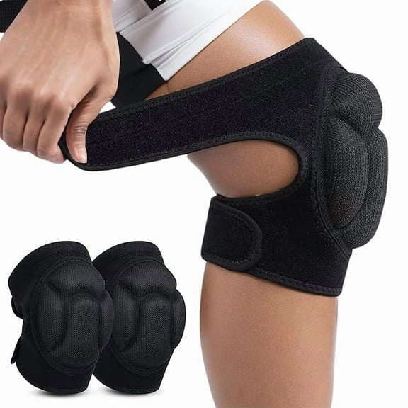 Knee Pads Women Men for Gardening, Soft EVA Foam Kneepads for Cleaning, Work, Construction, Volleyball, Adjustable Flooring Kneeling Pad with Non-Slip Straps