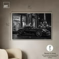 thumbnail image 5 of Glistening Cheetah and Car Canvas Luxury Cars Prints by Art Remedy, Silver Frame, 54 x 36, 5 of 7