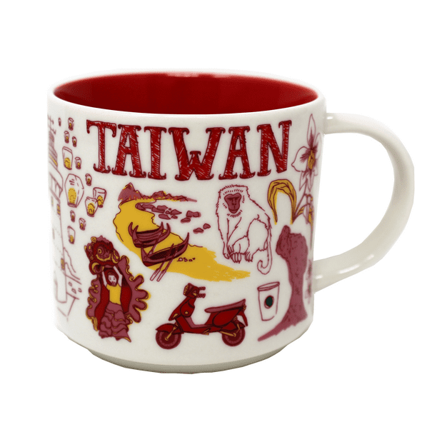 Starbucks Been There Series Taiwan Ceramic Mug, 14 Oz