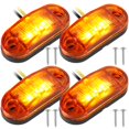 thumbnail image 2 of 4Pcs LED Clearance Light Side Marker Lamp IP67 Waterproof Rear Side Indicator Marker Light Super Bright Premium Trailer Light Rear Tail Light Stop Turn Light for Truck Car Trailer, 2 of 11