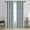 Silver, variant on Rossi Jacquard Plaster Texture Grommet Window Curtain Panel, Teal, 54x90 Inches