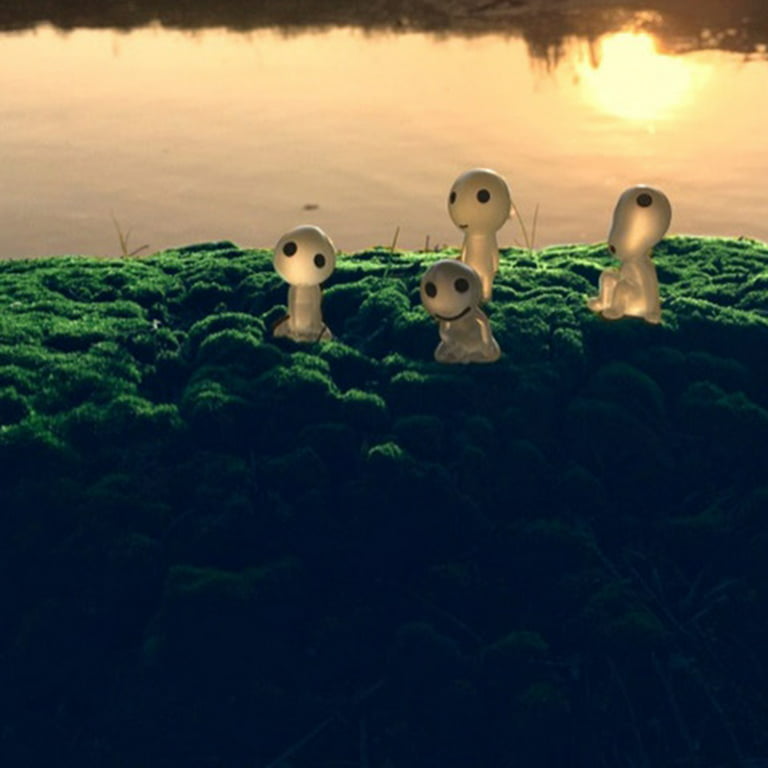 Princess Mononoke Forest Spirits Glow In The Dark Kodama Miniatures  Substrate $
