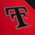 thumbnail image 4 of Men's Mitchell & Ness Red Texas Tech Red Raiders Legendary Slub Raglan Long Sleeve T-Shirt, 4 of 5