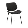 thumbnail image 1 of Armen Living LCQUSIBLCH Quest Charbon Chaise d'Appoint Moderne, 1 of 1