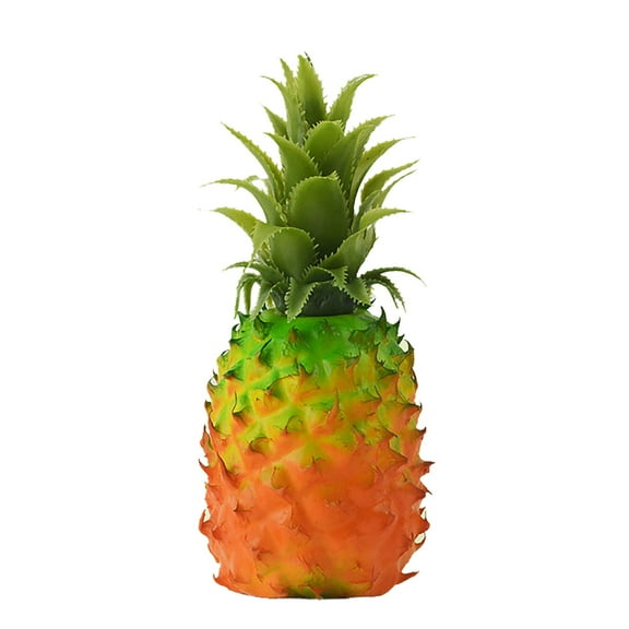 FNGZ Home Decoration, Artificial Pineapple Realistic Artificial Fruit Fake Pineapple for Home Cabinet Table Party Decoration Digital Video, 1X Simulated Fruit