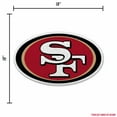 thumbnail image 5 of San Francisco 49ers Pennant Primary Logo 18 Inch Soft Felt, 5 of 7