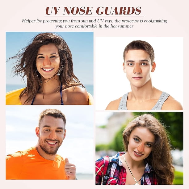 Protège-nez UV pour lunettes, masques de protection UV pour l'extérieur, protection solaire, patch nasal, protection solaire, cache-œil pour lunettes de soleil, hommes et femmes, sports Protège-nez UV pour lunettes, masques de protection UV pour l'extérieur, protection solaire, patch nasal, protection solaire, cache-œil pour lunettes de soleil, hommes et femmes, sports