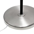 thumbnail image 6 of Mod Lighting and Decor Swivel Floor Lamp with Dome Shade - 59" - Black and Silver, 6 of 9