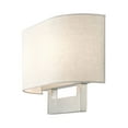 thumbnail image 2 of 42933-91 Livex Lighting 2 Light Medium ADA Wall Sconce In Contemporary Style-9 Inches Tall and 13 Inches Wide-Brushed Nickel Finish, 2 of 15