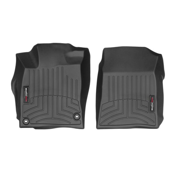 WeatherTech Custom Fit FloorLiners compatible with 2019-2022 Honda Insight - 1st Row (Driver & Passenger), Black