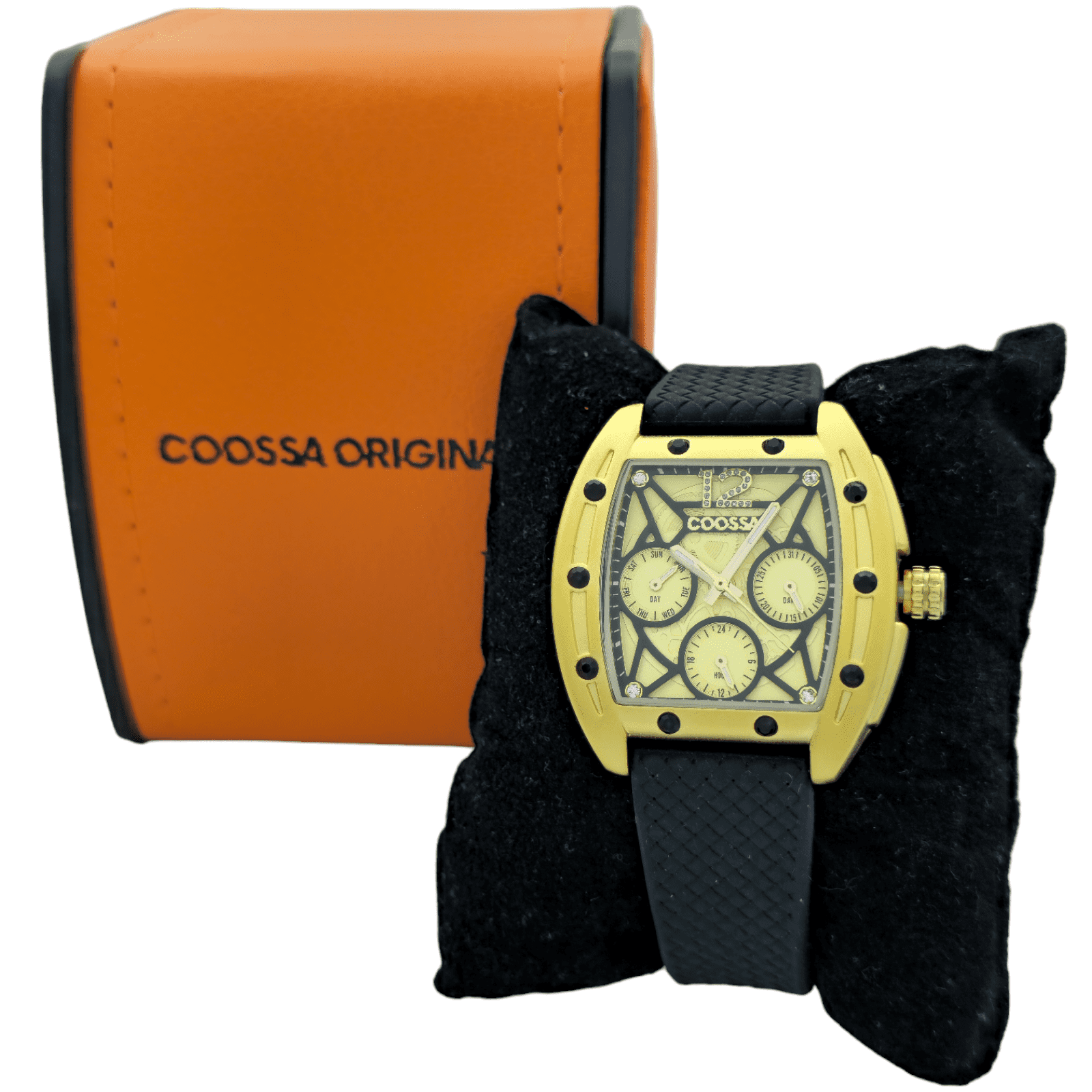 Harley Davidson 77L103 Women's Bulova Gold Tone Dial Yellow