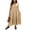 Khaki, variant on Dresses for Women Jerdar Plus Size Dresses for Women Summer Casual Short Sleeve Long Wrap Waist Dress Flowy Maxi Beach Dresses XL