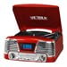 Victrola Haley Retro Record Player (Red)