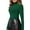 Green, variant on Womens Tshirts Casual Tops High Neck Slim Fit Long Sleeved Tight Pullover Elegant Pure Color Blouses,Black,L