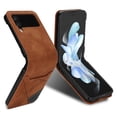 thumbnail image 3 of Wallet Case Compatible With Samsung Galaxy Z Flip 4, Pu Leather Shockproof Cover With Card Holder, 3 of 5