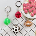 thumbnail image 1 of Mini llavero de baloncesto, fútbol, simulación de artículos deportivos, rugby, tenis, colgante, actividades, regalo, 1 of 5