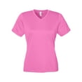 thumbnail image 4 of Team 365 TT15W Women's Zone Performance Mesh T-Shirt-Sport Charity Pink-2XL, 4 of 6