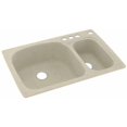 thumbnail image 1 of Swan Solid Surface Kitchen Sink (33" x 22") with 4 Faucet Holes, 1 of 1