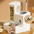 thumbnail image 3 of 2 in 1 Rabbit Food Water Dispenser, Rabbit Water Bottle Leak-Proof, Food Dispenser for Hamster, Automatic Bunny Feeder, for R-abbit Ferrets Guinea Pigs Small Animals, 3 of 8
