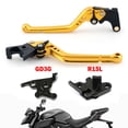 thumbnail image 2 of Motorcycle Long Clutch Brake Lever fit for YAMAHA MT125 2014-2019 Gold, 2 of 10