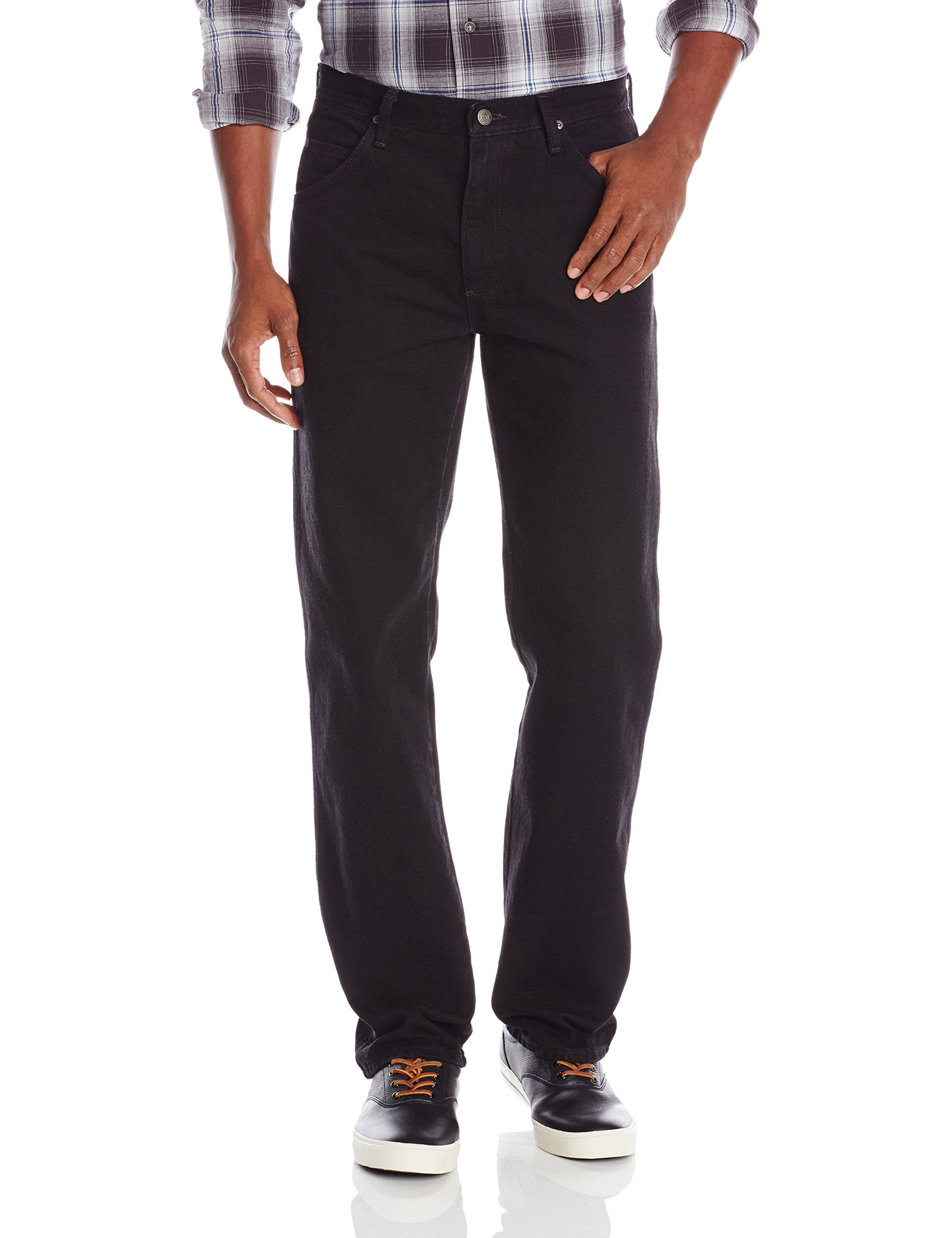 Wrangler Authentics Men's Classic 5-Pocket Regular Fit, Black, Size 35W x  34L