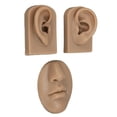 thumbnail image 2 of 3D Silicone Nose and Mouth Model, Piercing Practice and Jewelry Display, Simulation Props for Ear and Suture Practice, 2 of 7