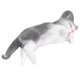 thumbnail image 2 of Modelo de gato encantador para niños, estatuilla de Animal de gato vívido, decoración, regalo de cumpleaños para niños, 2 of 8