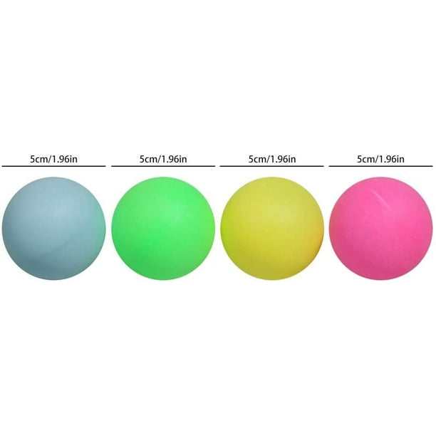 12 pièces balles de ping-pong ?, 5 cm couleur balle de tennis de table  balles en plastique balles mélangées pour tables de ping-pong intérieures  et extérieures, jeux 