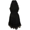 thumbnail image 2 of Max Studio London Robe Trapèze Imprimée pour Femme, Noir, Très Grand, 2 of 3