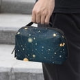 thumbnail image 2 of Constellation Waterproof Oxford Fabric Charger Case for Electronic Devices, Hard Drive, Cords, Cables, and Phone - 5.9x9.44x3.14 Inches, 2 of 6