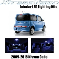 XtremeVision Interior LED for Nissan Cube 2009-2015 5 pcs Blue Interior LED Kit Installation Tool
