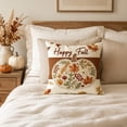 thumbnail image 6 of AuroraX Thanksgiving Throw Pillow Covers Fall Pumpkin Pillow Cases Outdoor Farmhouse Maple Leaf Rustic Thanksgiving Home Decor White, 6 of 7