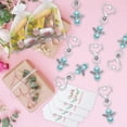 thumbnail image 4 of CNKOO Gift Bags Set DIY Drawstring Candy Biscuit Pouches Kit Heart Shaped Keychain Hanging Tags Favor Bags Set, 4 of 9
